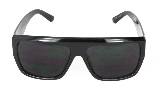 Schwarze, robuste Männersonnenbrille