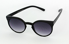 Einfache, runde schwarze Sonnenbrille