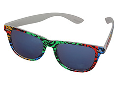 Blau-verspiegelte Sonnenbrille, Wayfarer-Design