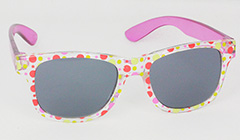 Kindersonnenbrille mit rosa Bügeln