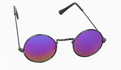 Kindersonnenbrille mit schwarzen Metall-Bügeln