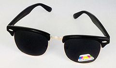 Braune Club-Master-Sonnenbrille im Leoparden-Stil