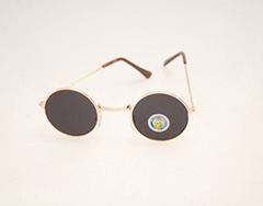 Goldene Lennon-Sonnenbrille für Kinder
