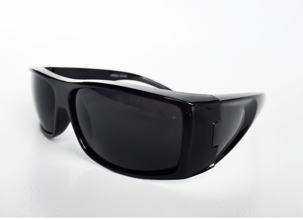Schwarze Sonnenbrille für Männer - sunlooper.de - billede 2