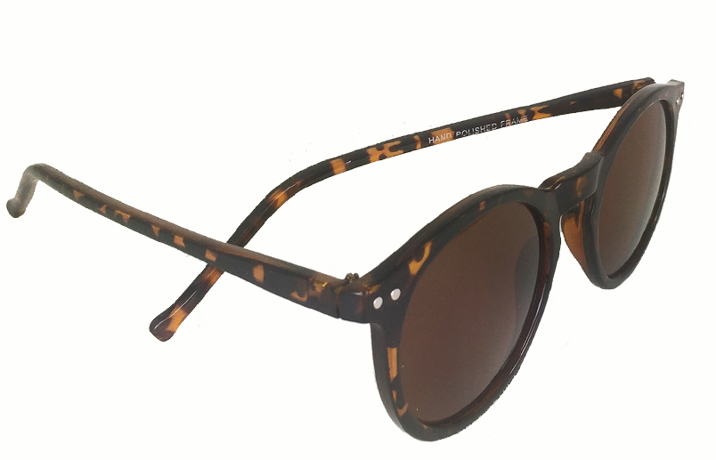 Runde Leopardbraune-Sonnenbrille - sunlooper.de - billede 2