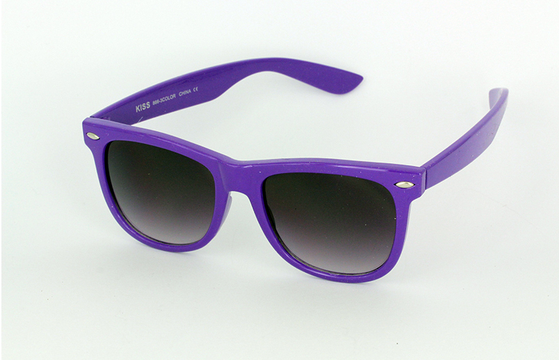 Klassische lila Wayfarer-Sonnenbrille