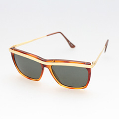 Günstige Sonnenbrille mit mattem Goldmetall - Design nr. 283