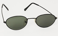 Ovale schwarze Sonnenbrille - Design nr. 3010