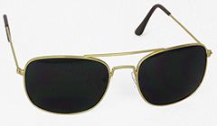 Goldene Fliegerbrille à la Randolph-Fliegerbrille - Design nr. 3091