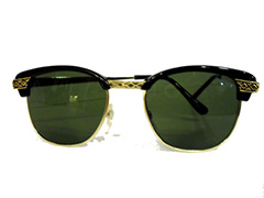 Günstige Sonnenbrille im Clubmaster-Look - Design nr. 524