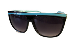 Schwarz-blaue Sonnenbrille - Design nr. 843