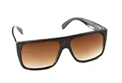 Klassische, braune Sonnenbrille, schlichtes Design - Design nr. 884