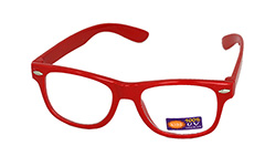 Rosafarbene Kinderbrille ohne Stärke (Fensterglas) - Design nr. 939