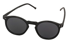Schwarze runde Sonnenbrille - Design nr. 982