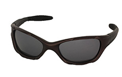 Dunkelbraune Herrensonnenbrille, sportlicher Look - Design nr. 989